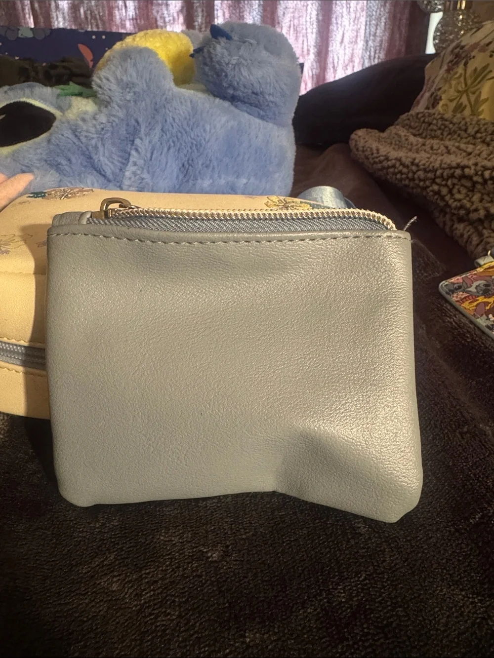 A Jar Jar Jox Blue Leatherette Pouch